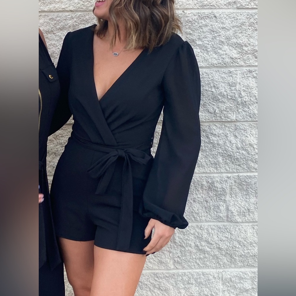 Windsor black romper